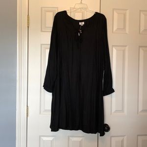 Black swing dress